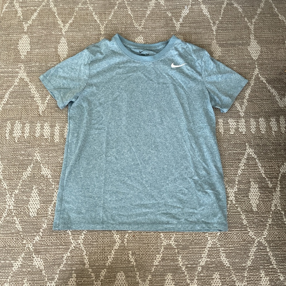 Nike Kids Heathered Blue Short Sleeve Tee